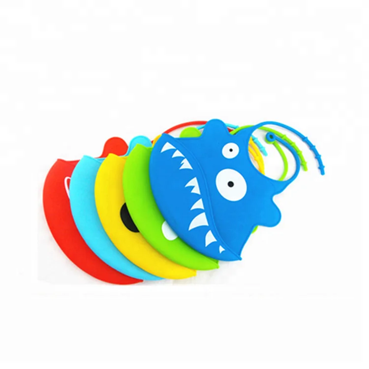 Китай поставщиков FDA оптовая водонепроницаемый пользовательские печатные логотип мультфильм силиконовые нагрудником