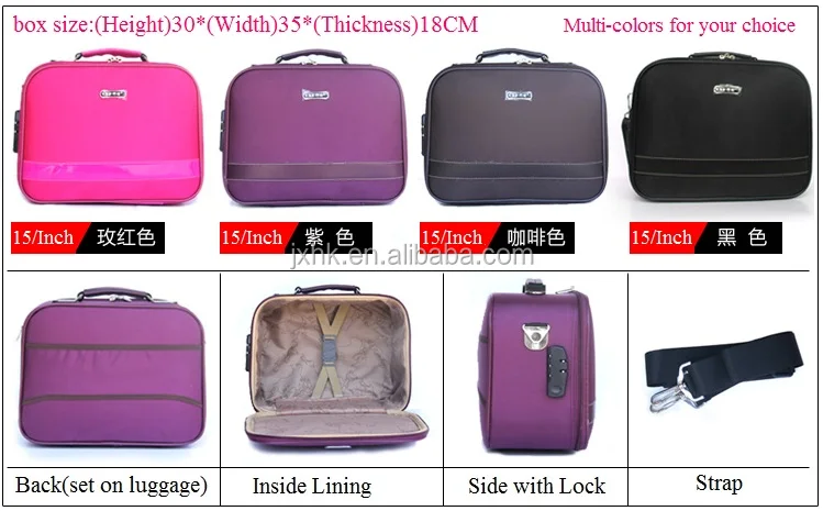 Mother Child Unique Luggage Set Trendy Travel Trolley  Fabric Luggage Bags