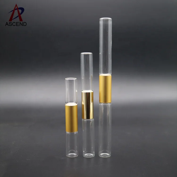 3ml 5ml 8ml Double Vials Two in One Roller on Ball Perfume Glass Bottle	mini Bottle for Oil Roller