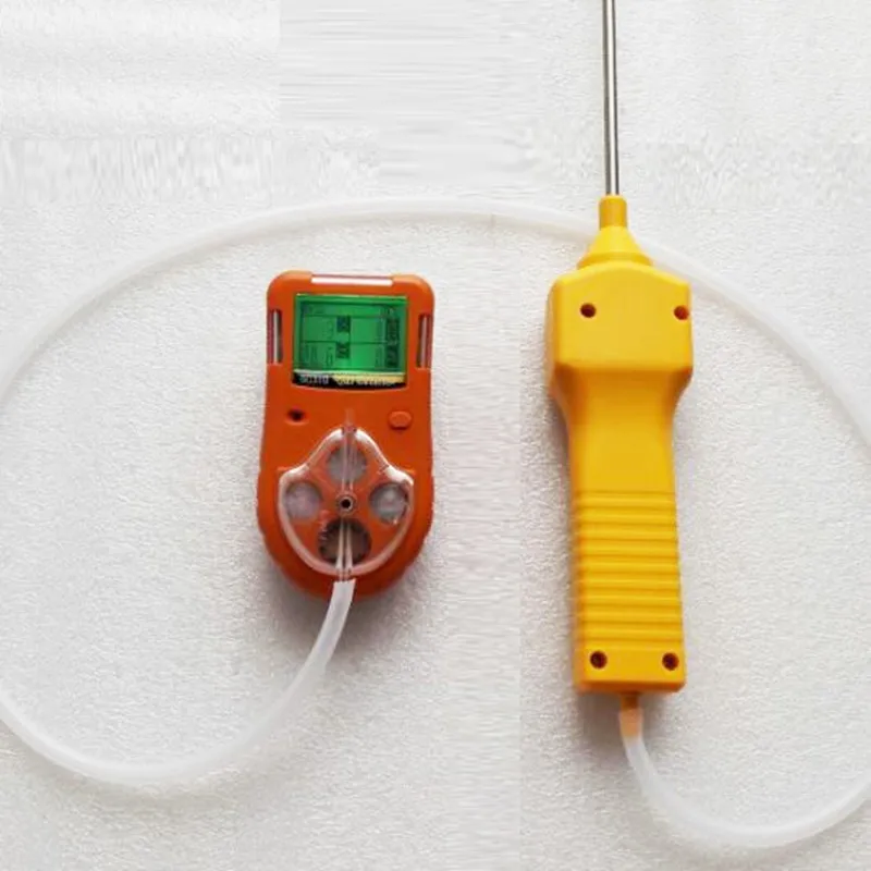 Портативный мульти детектор газа метана для co H2S O2 Лель четыре в одном газовая монитор