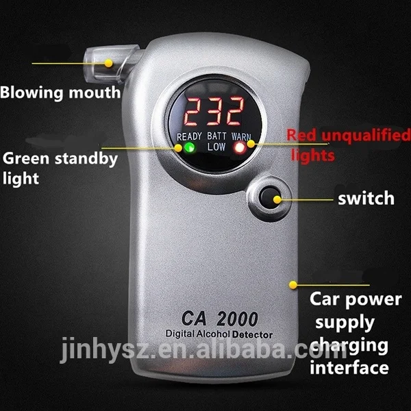 
 Новинка, оптовая продажа, дешевый Профессиональный цифровой алкотестер Ca2000 с ЖК-дисплеем, Алкотестер с принтером  
