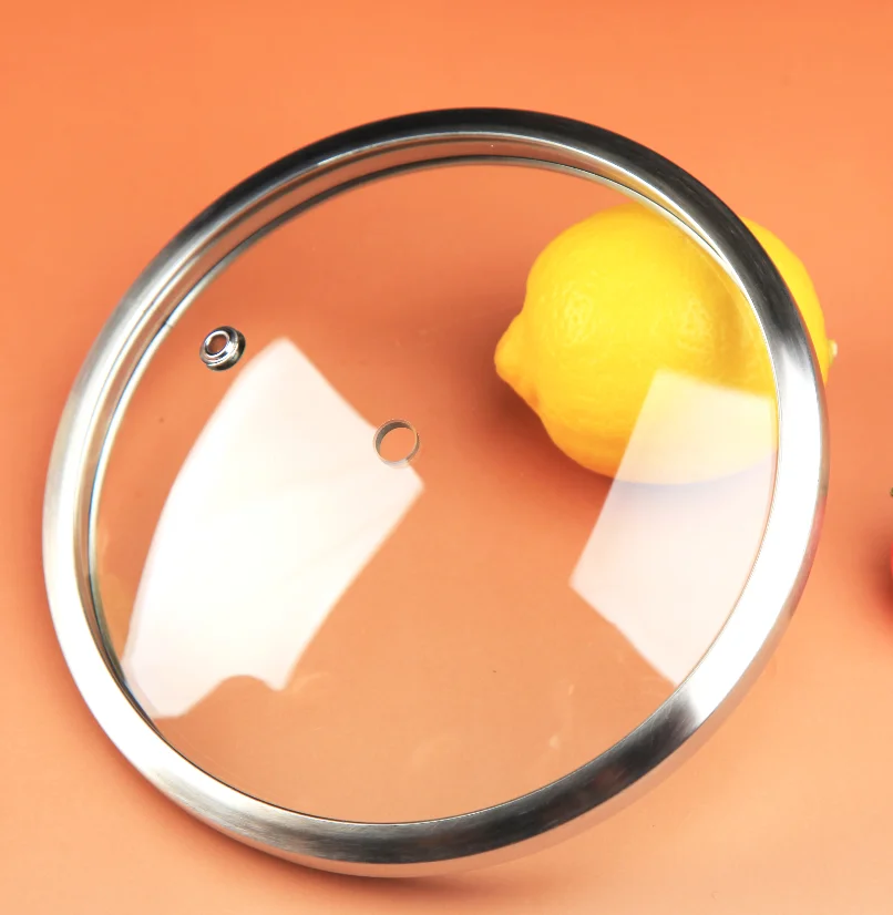 Производитель H-образной крышки из закаленного стекла для сковороды