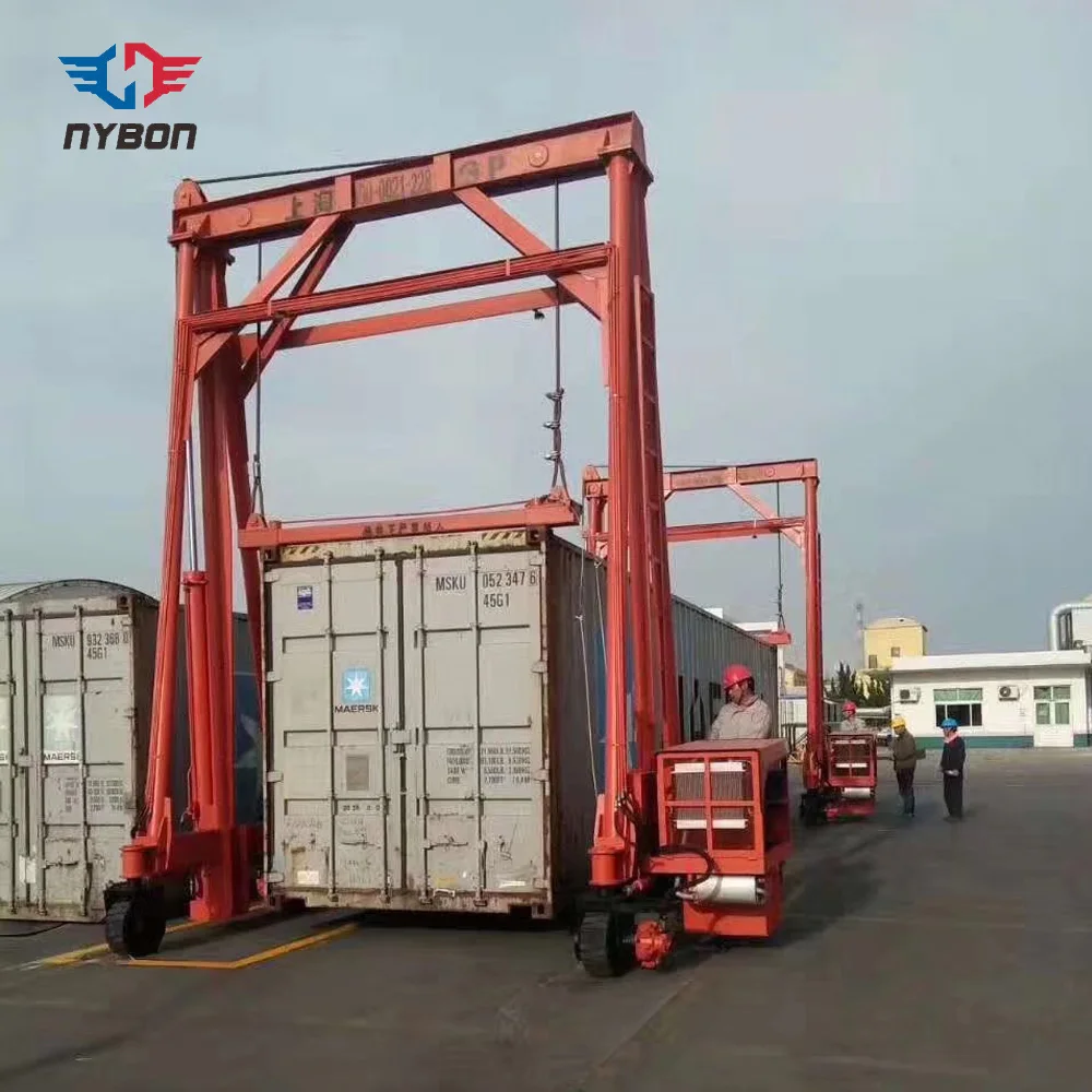 Container Loading and Unloading Mobile Container Crane Price for Warehouse