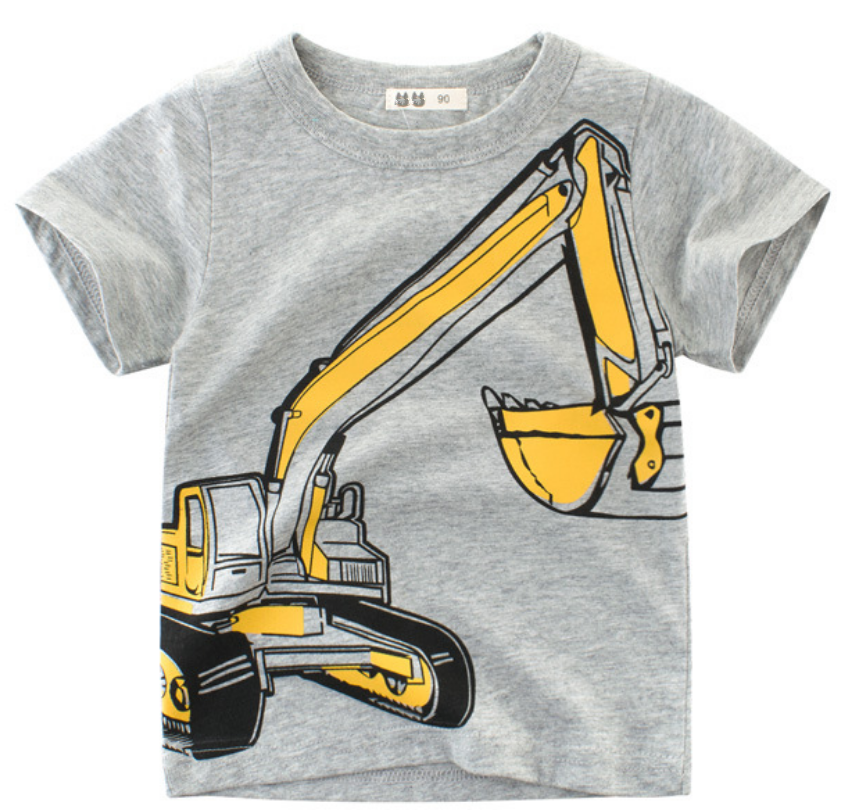 Детская летняя футболка из 100% хлопка с коротким