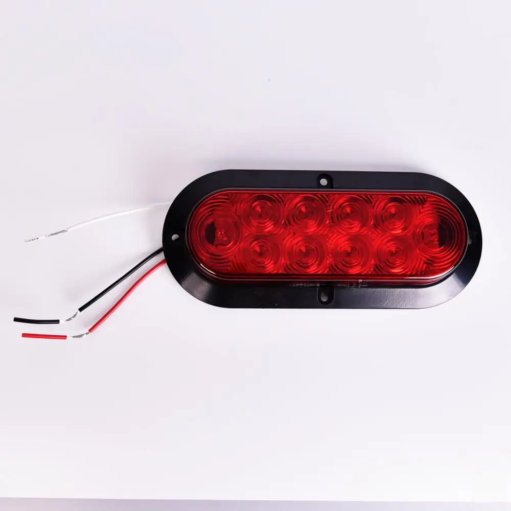6 Inch Waterproof Oval Red Led Trailer Tail Lights Turn Stop Signal Brake Trailer Lights For Truck Rv Buy Oval Trailer Tail Light Trailer Lights Trailer Tail Lights Product On Alibaba Com