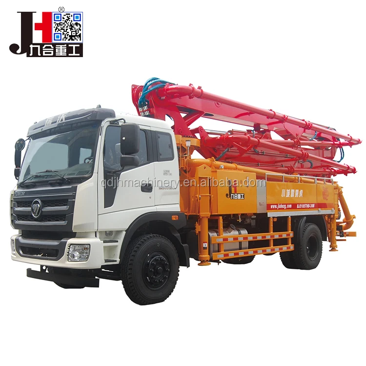JIUHE Concrete Pump for Sale 27m 25m 30m 36m 38m Concrete Boom Pump Truck  Factory Price with Stock Construction Equipment