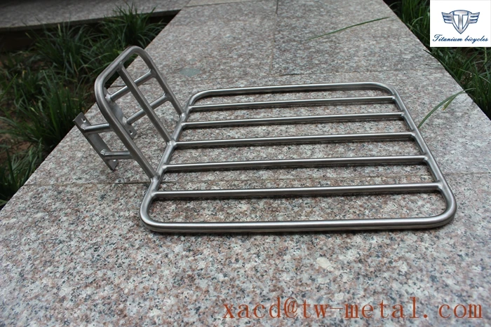 Custom titanium bike front rack XACD made ti, велосипедный багажник, передняя стойка для велосипеда