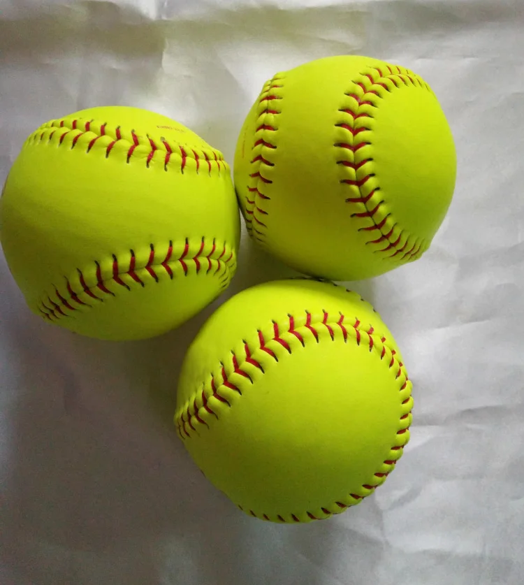 12inch Leather Cover Core Fastpitch Game Softball Official Size