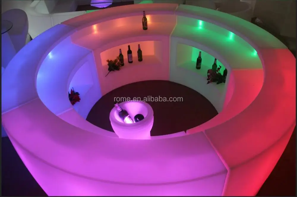 
Новый дизайн, коммерческая Современная подсветка вина, большая светодиодная барная стойка для продажи 