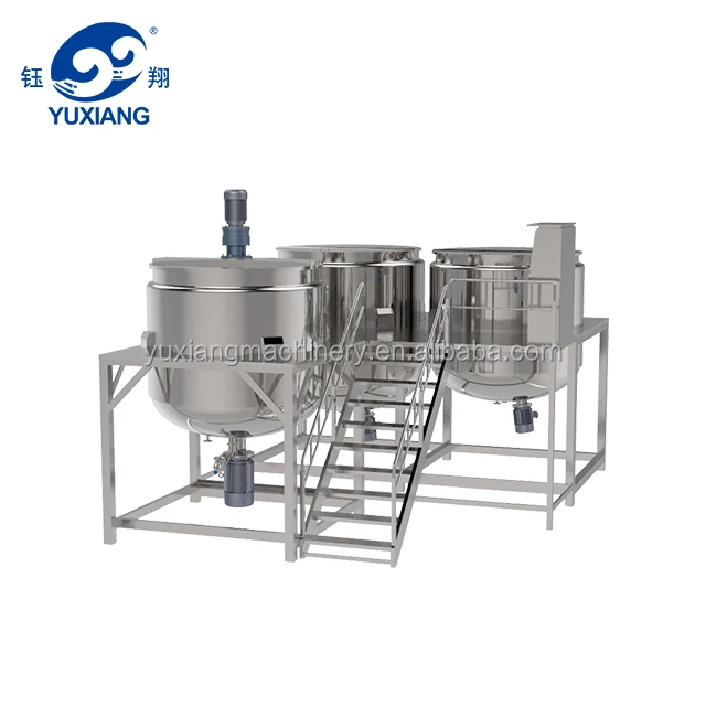 Automatic Cosmetic Manufacturing Machine Liquid Soap Production Line