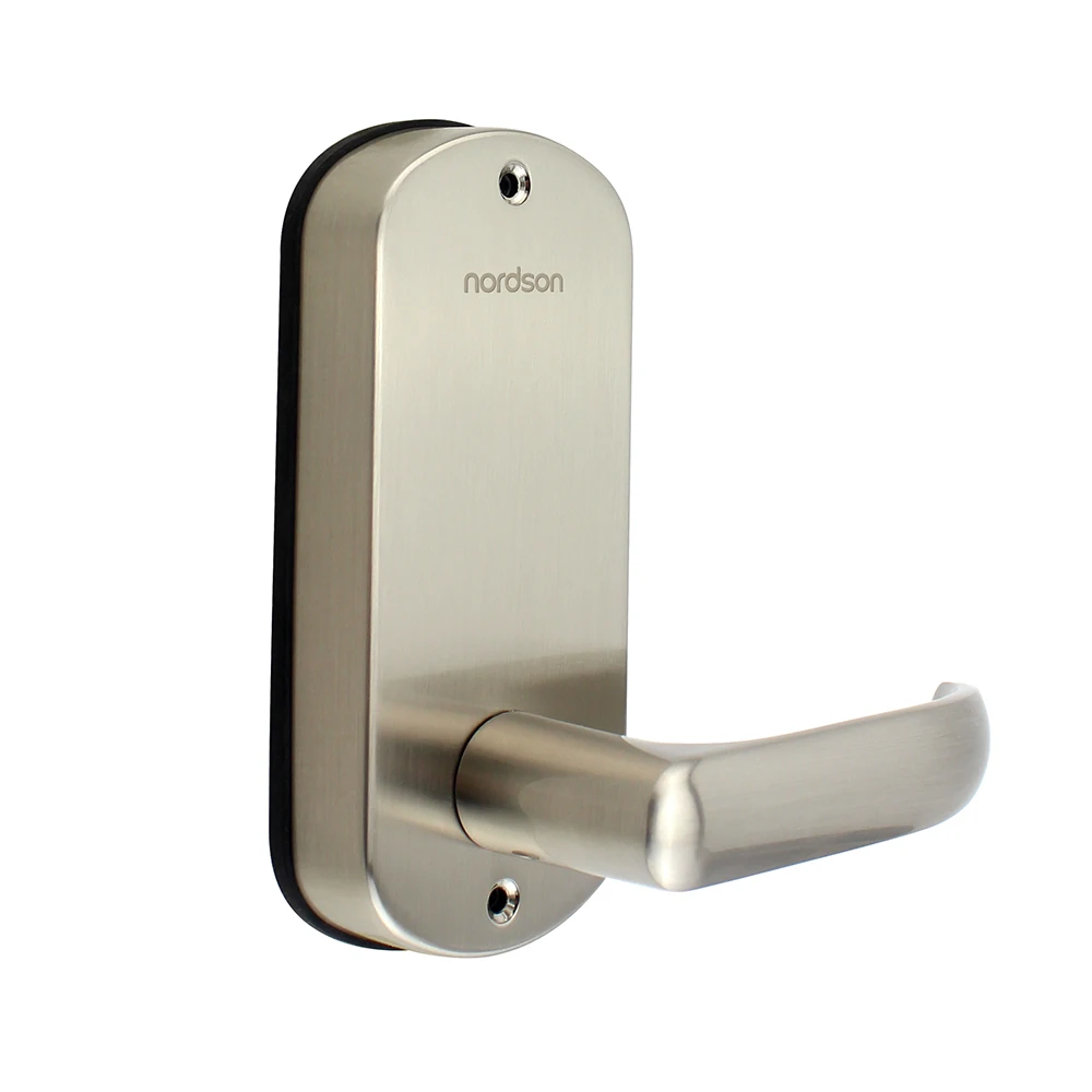 MF Card Electronic Keyless Digital Keypad Handle Smart Door Lock with Mechanical Keys