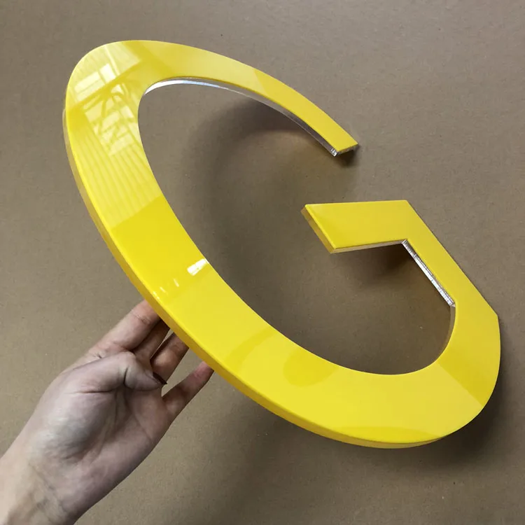 Cheap Store Front Reception Plexiglass Signage - Solid Alphabet Plastic ...