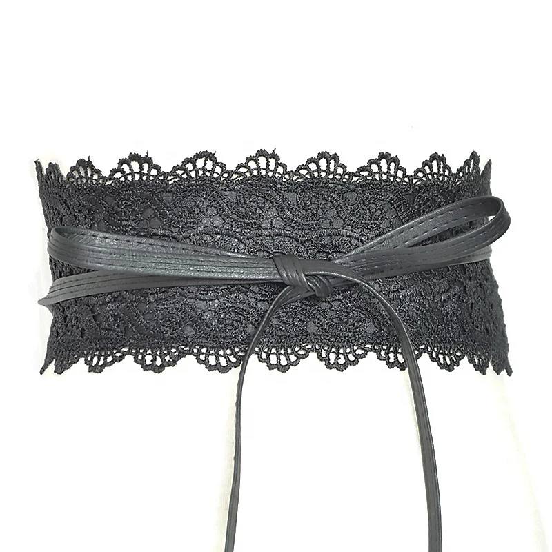 Талия декоративный пояс кружевной женский широкий для