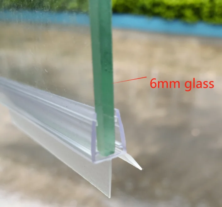 product hot sale  shower door bottom rubber seal strip waterproof clear pvc shower seal rubber door seal-8