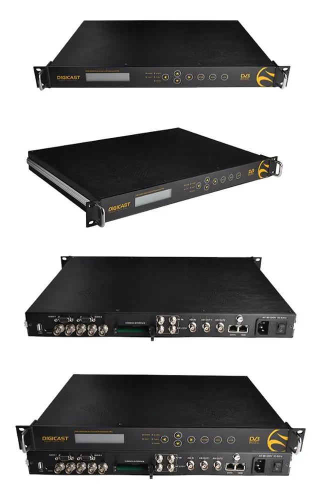 
 Профессиональный IRD HD/SD MPEG-2 H.264 видео декодер IPTV от DVB-S/S2 DVB-T/T2 и DVB-C с 2 * тюнер независимый Входной  
