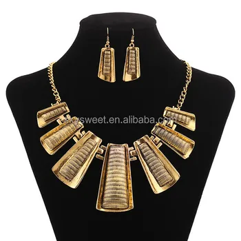 Cheap costume jewelry set earring and necklace fashion women accessories(SWTNSXR124)