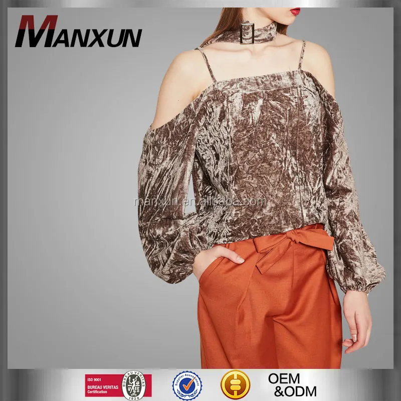 blusas de terciopelo