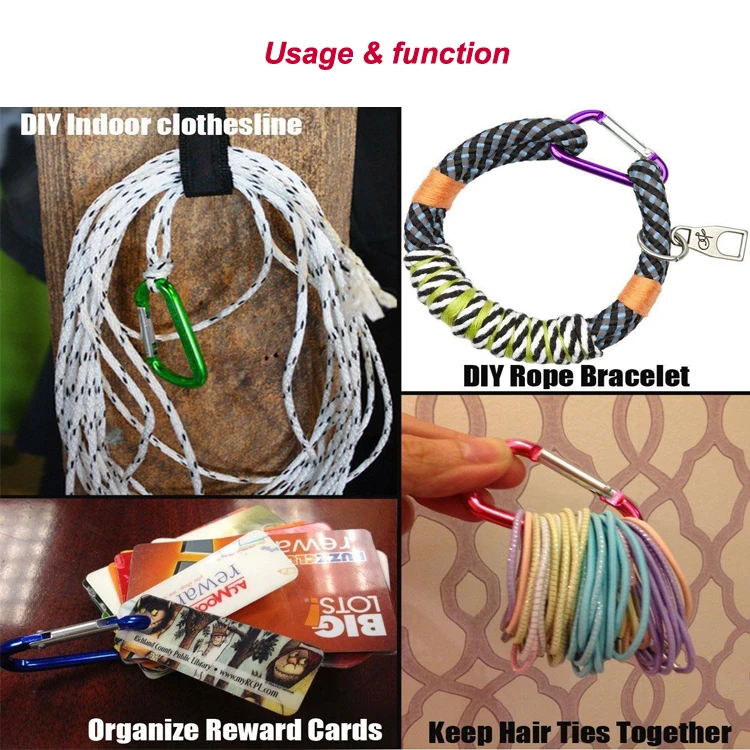 
 Профессиональный карабин в современном стиле, брелок-крючок, плоский квадратный алюминиевый мини-карабин  