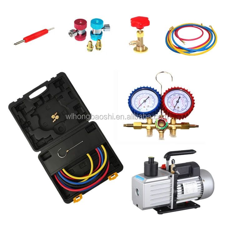 マニホールドゲージ　真空ポンプ 真空ポンプとマニホールドゲージセット| Alibaba.com