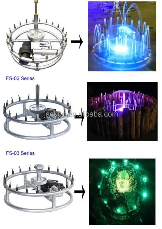 Lighted Musical Water Fountain for Garden Ponds and Pools Premium Stone Garden Product
