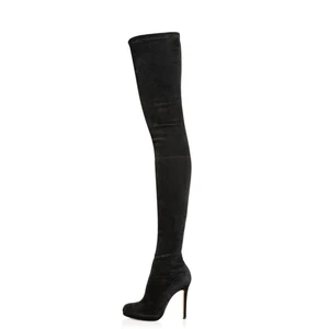Stiletto High Heel Women Sexy Winter Long Boot Black Over the Knee Boots
