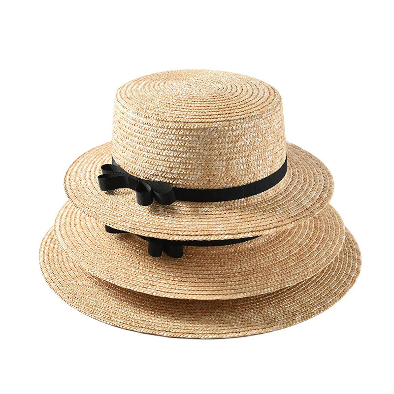 ladies straw boater