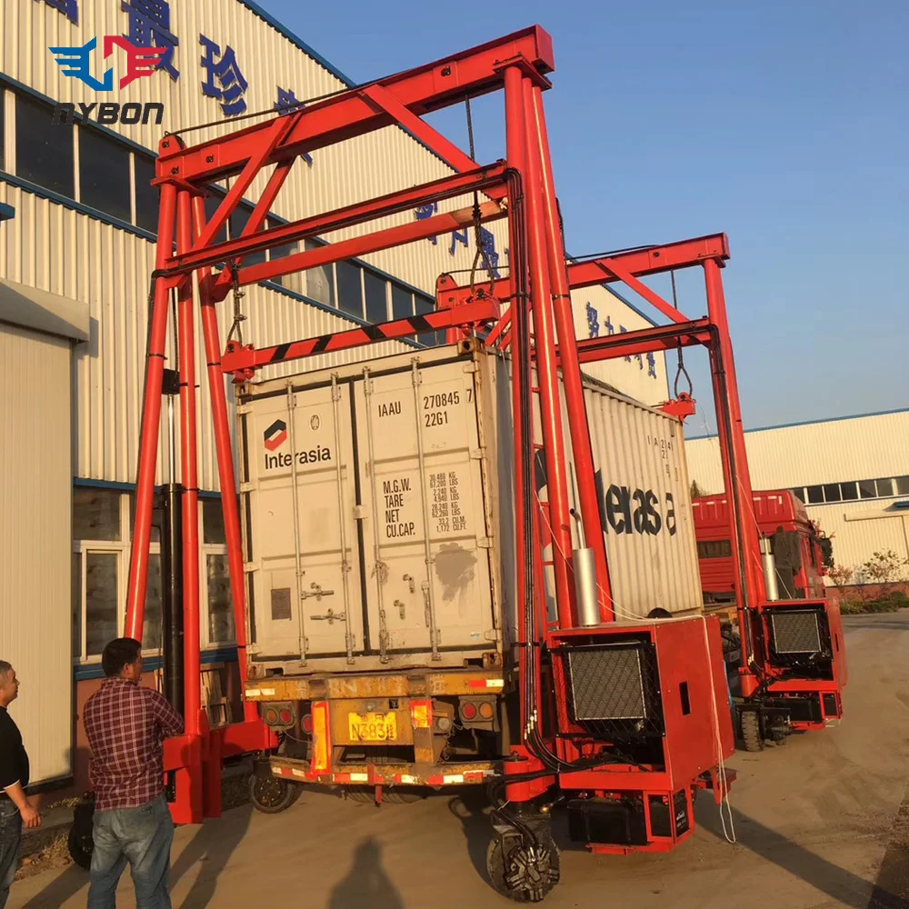 Container Loading and Unloading Mobile Container Crane Price for Warehouse