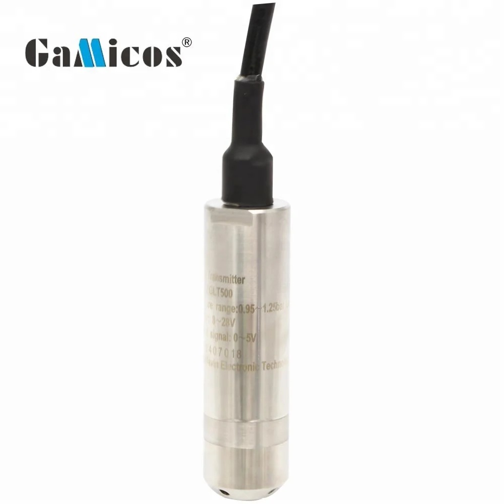 GLT500 Submersible Water Level Sensor for Sewage Treatment Borewell Level Sensor