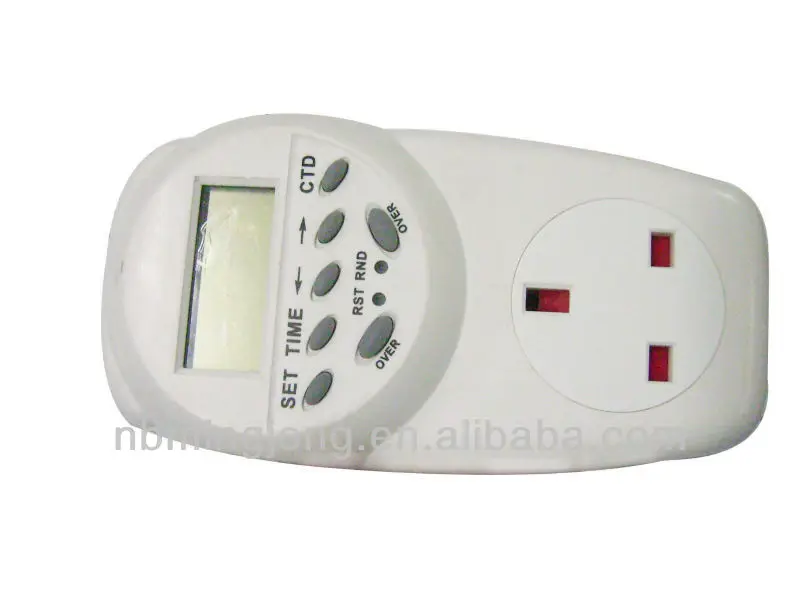 24 Hours and 7 Days Programming Digital Timer Switch