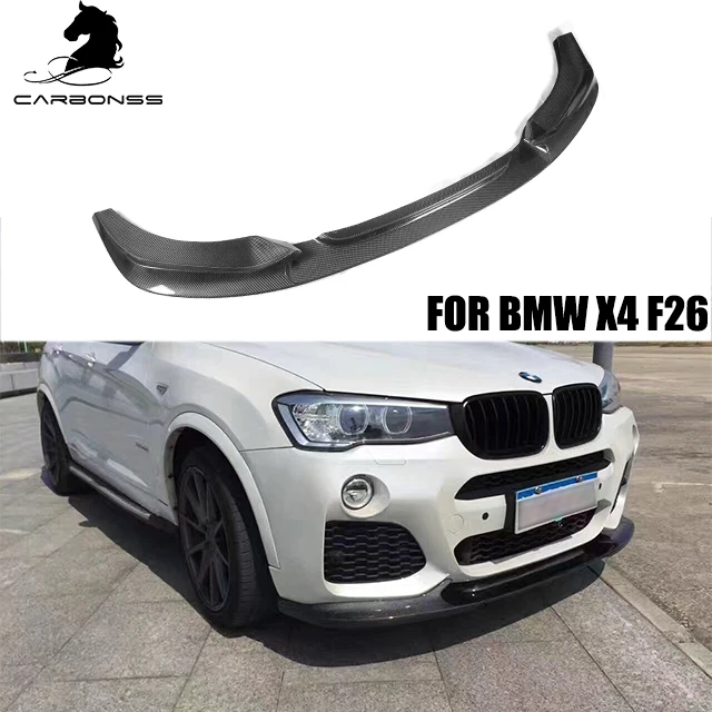 For Bmw X Series X4 F26 M Sport Cf Front Bumper Lower Lip Spoiler 2015 Buy Carbon Front Lip Spoiler Front Bumper Lower Lip F26 Front Lip Spoiler Product On Alibaba Com