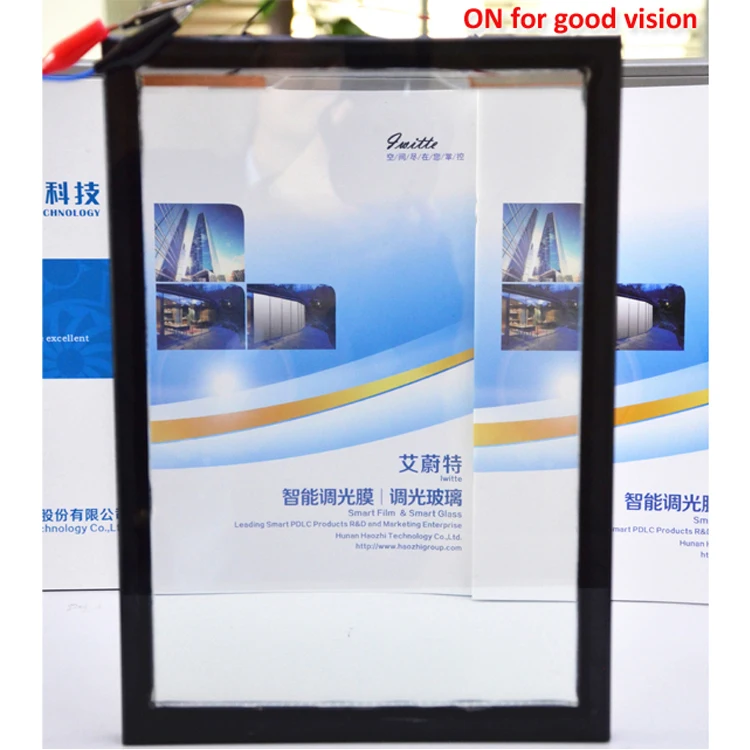 China pdlc electrochromic magic smart film glass factory