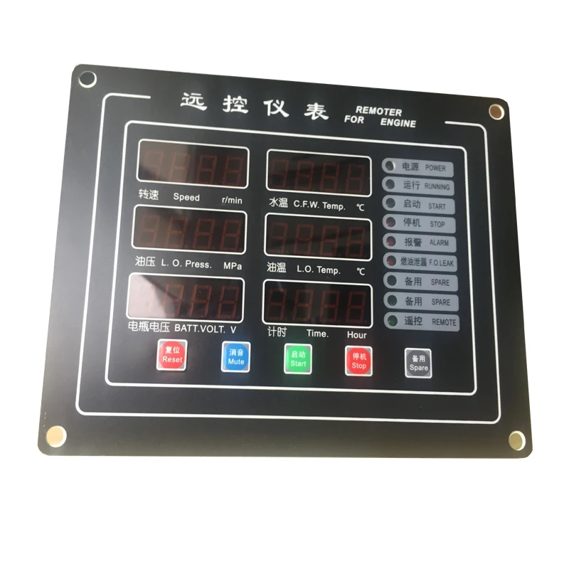 Marine Engine Remote Control Monitor and Display Panel for Commins Duetz Weichai Sinotruk Engine