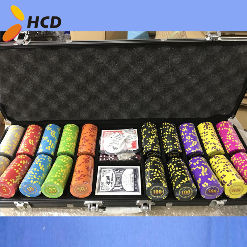 Покерный набор для казино, 500 шт., профессиональный покерный набор