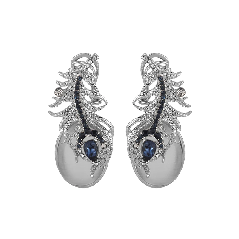 Vente Chaude Boucle D Oreille Bijoux Retro Plume De Paon Oeil De Chat Boucle D Oreille Temperament Diamant Bijoux Personnalite Boucles D Oreilles Buy Boucles D Oreilles Boucles D Oreilles Femme Boucle D Oreille Plume De Paon Product On