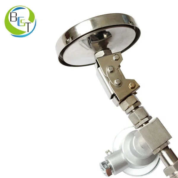 Bimetal Thermometer with PT100 RTD Sensor Temperature Transmitter