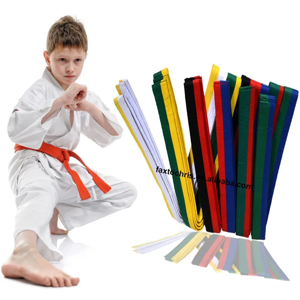 Karate Taekwondo Cintura Nera Do Moda Cintura Washed Black Belt arti marziali Kendo Karate Judo Belt 