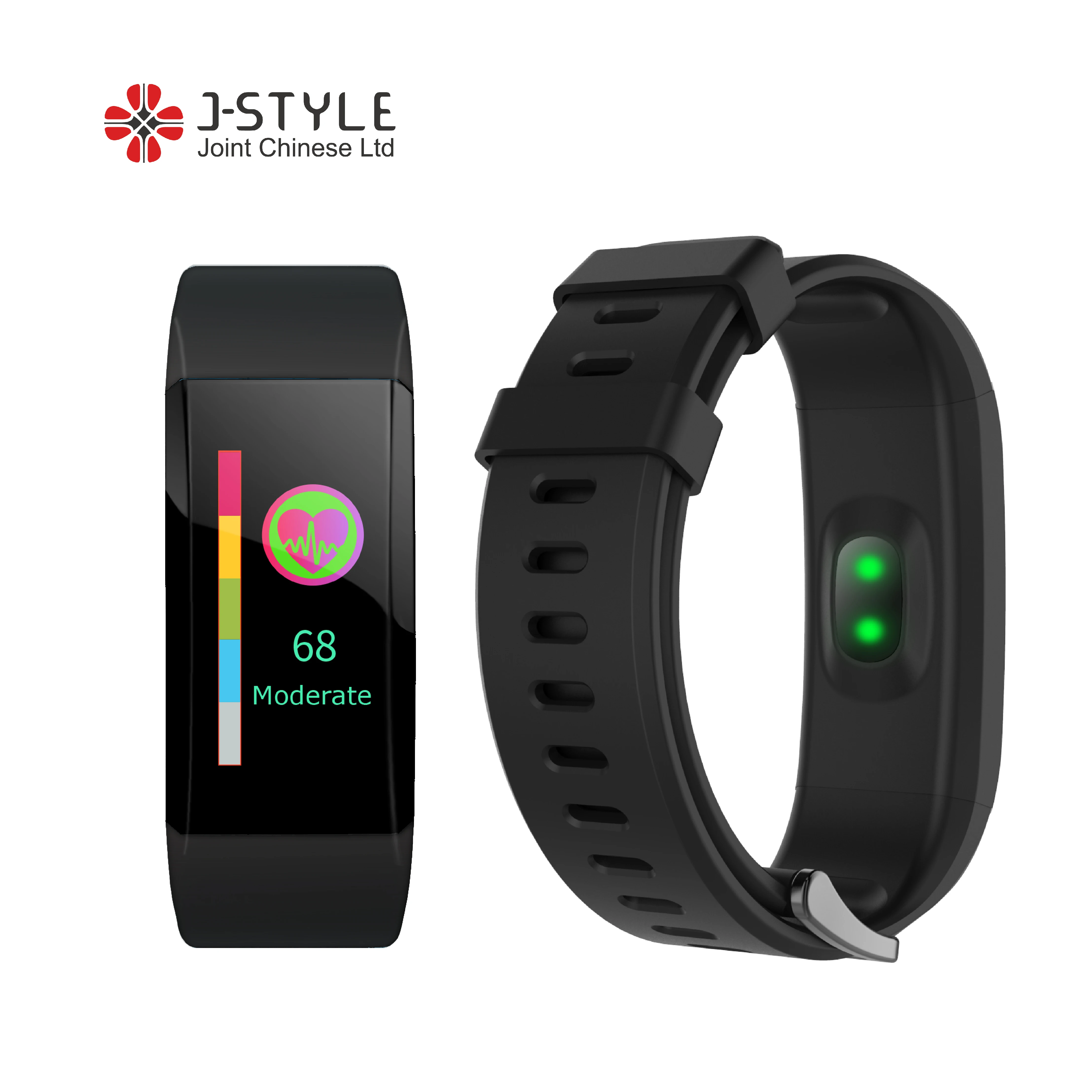 J-Style 1755 Innovative GPS Sports Fitness Tracker Watch Monitoring 24H  Real Time Heart Rate, HRV, Stress, Sleep, Smart Alarms