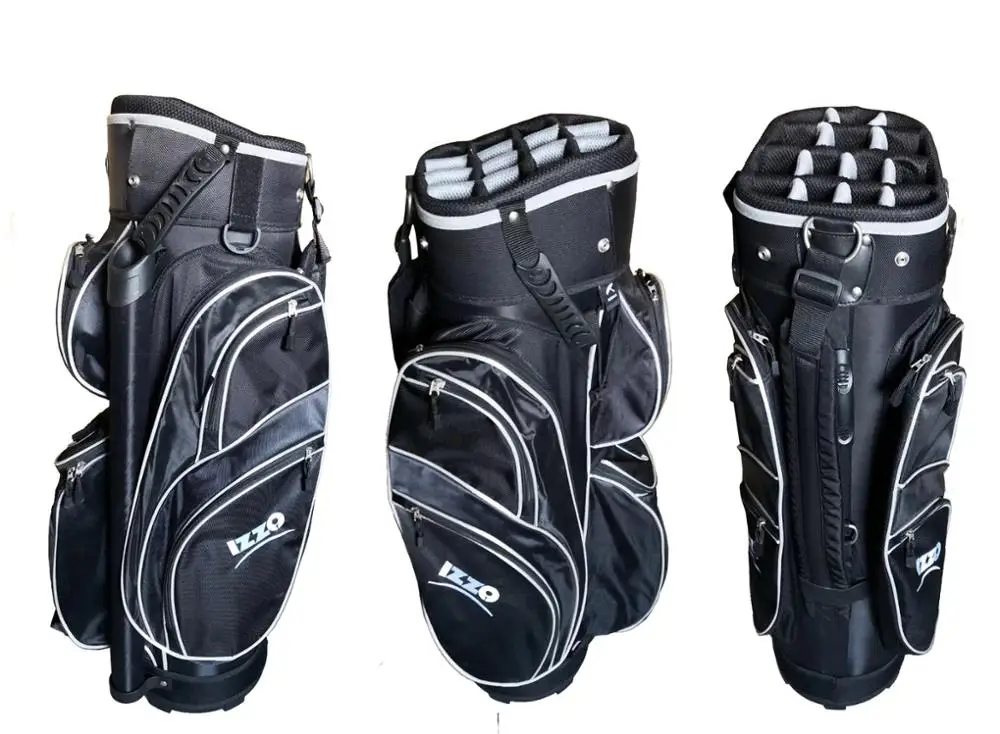 Retractable Golf Bag with Wheels &  Helix Golf Club Bag