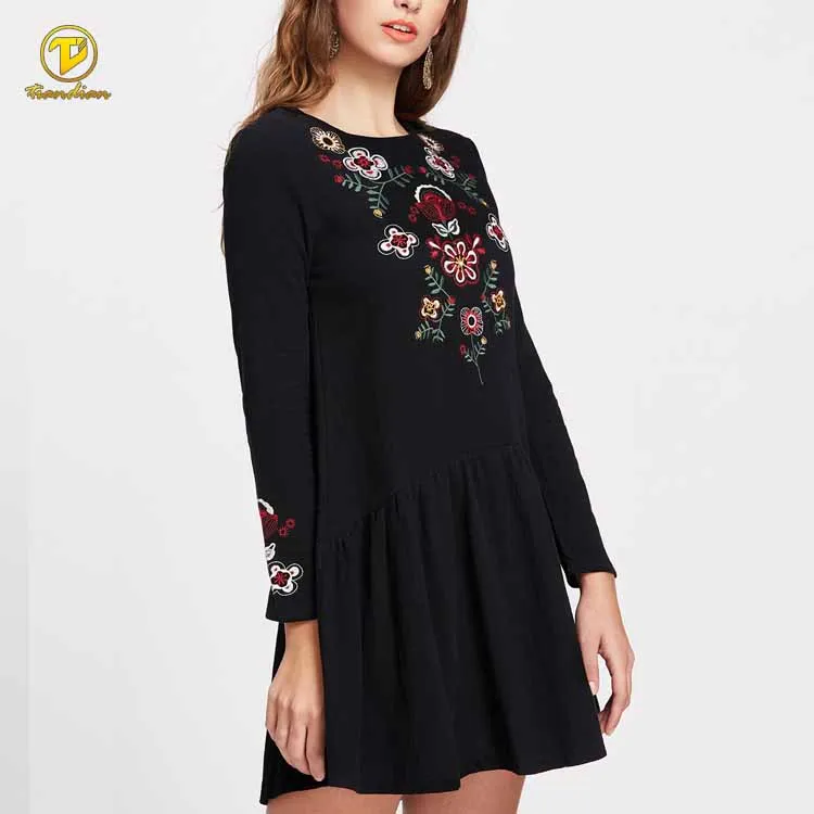 womens cotton dresses for summer PRETTYGARDEN Womens Summer Maxi Dresses Casual Puff Sleeve V Neck Smoc