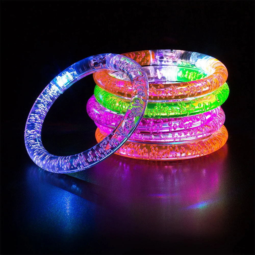 forsendelse konservativ grinende Source Cheap led flashing bracelet Free sample Glow in the dark bracelet on  m.alibaba.com