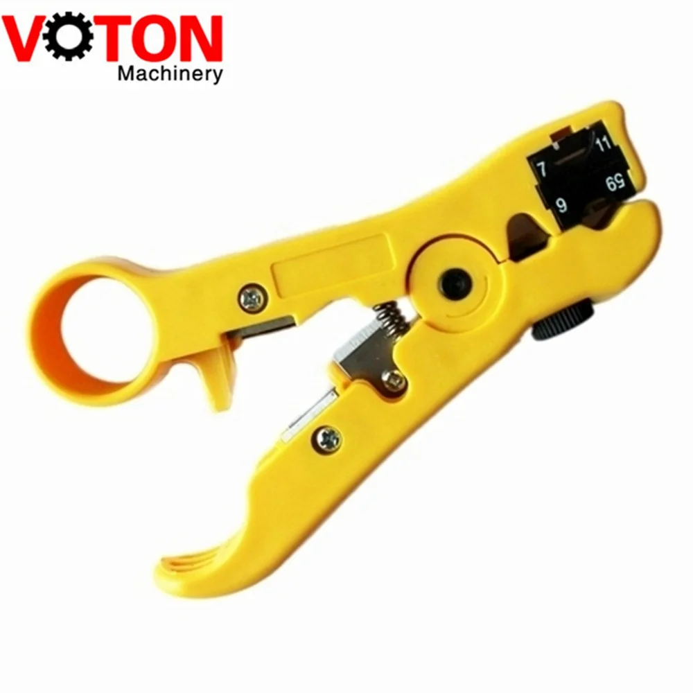 CCTV Cable Wire Stripper Coaxial Cable Cutter Wire Stripping Tool For RG6,RG59,RG11 Coax Stripper