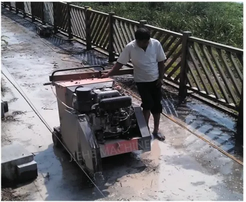 Гидравлический 35 'пила для пола бетонный обрезная пила JHD-900