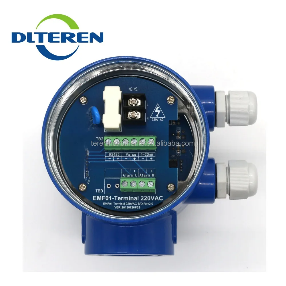 RS485 Teren Electromagnetic Flow Meter Transmitter Converter Turbine Flow Meter Transmitter Pcb English for Mik Water
