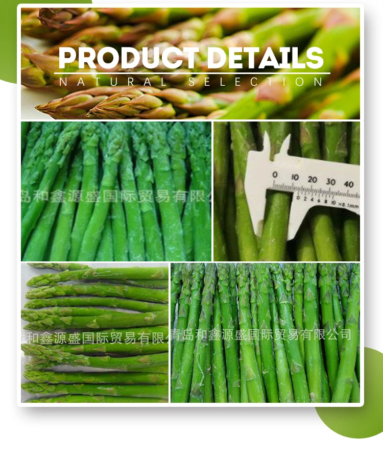 product wholesale iqf vegetables frozen green asparagus frozen asparagus cut price-2