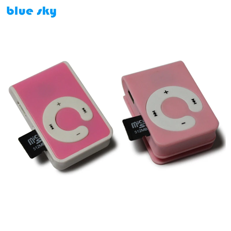 Shenzhen portable hot selling MP3 player with colourful shape support TF card