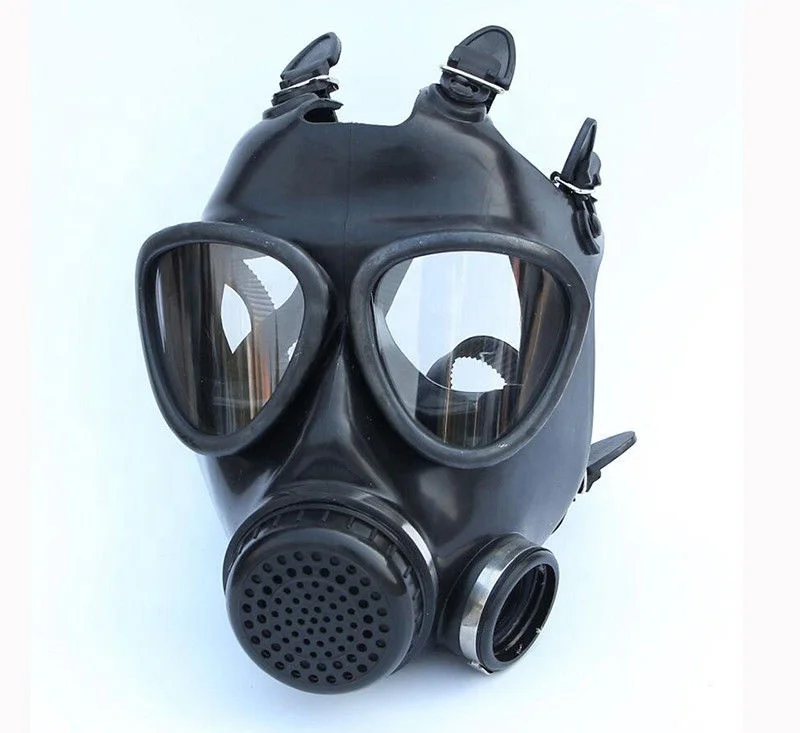 Safety Full Face Silicone Hydrogen Chloride Agriculture Respirator Gas ...