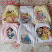 6 pcs-100% cotton Foreign trade children’s underwear briefs of the girls princess and KT baby cotton girl’s underwear
