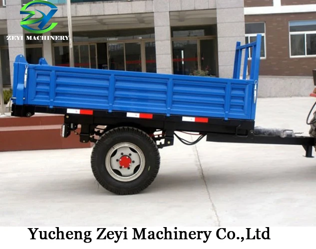1-3 Tons Three-side Dump Truck Trailer, air Brake Shaft