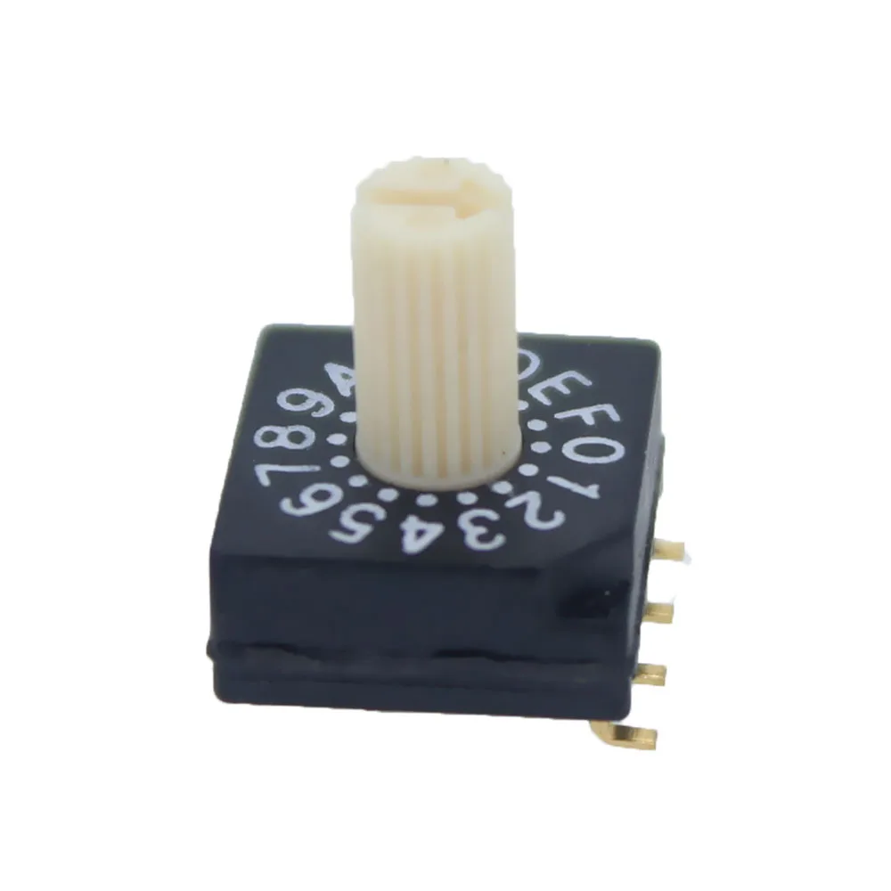 こま✳︎ Interruptor Rotativo Codificado Binário SMD de 8 Posições 7.0mm