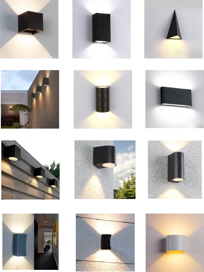 Wall Lamps Led Linear Light Up And Down Luminous Body Lamp Item ...